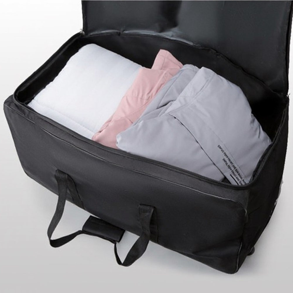 Foldable Rolling Luggage Bag - For College Dorm Moves Foldable Luggage