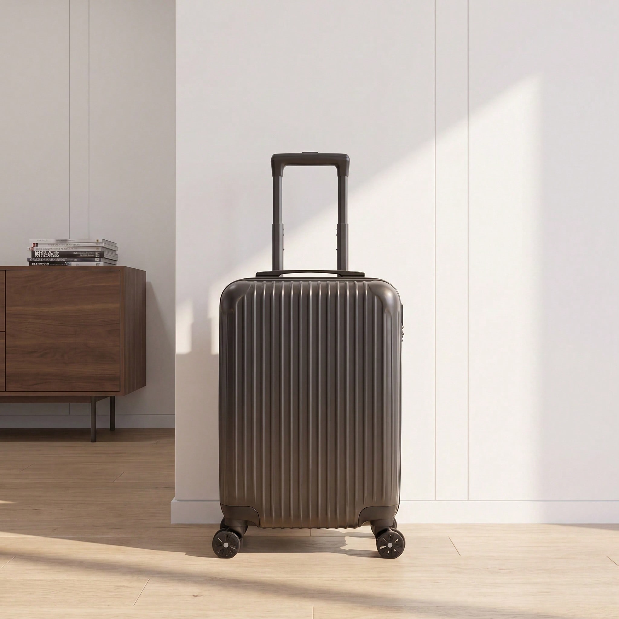 Cabin Size Lightweight Travel Trolley - 20 Inch ABS Hardside Carry On