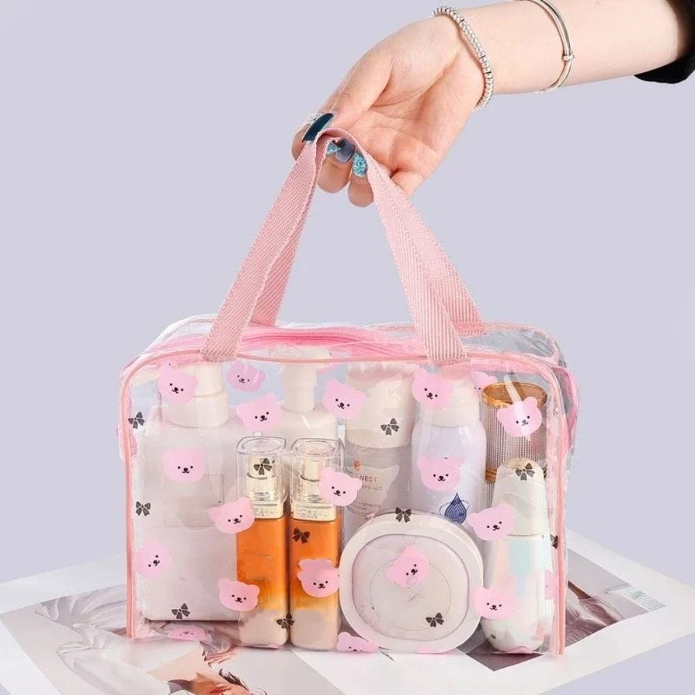Cosmetic Bags - Portable Large Capacity Toiletry Bag PVC
