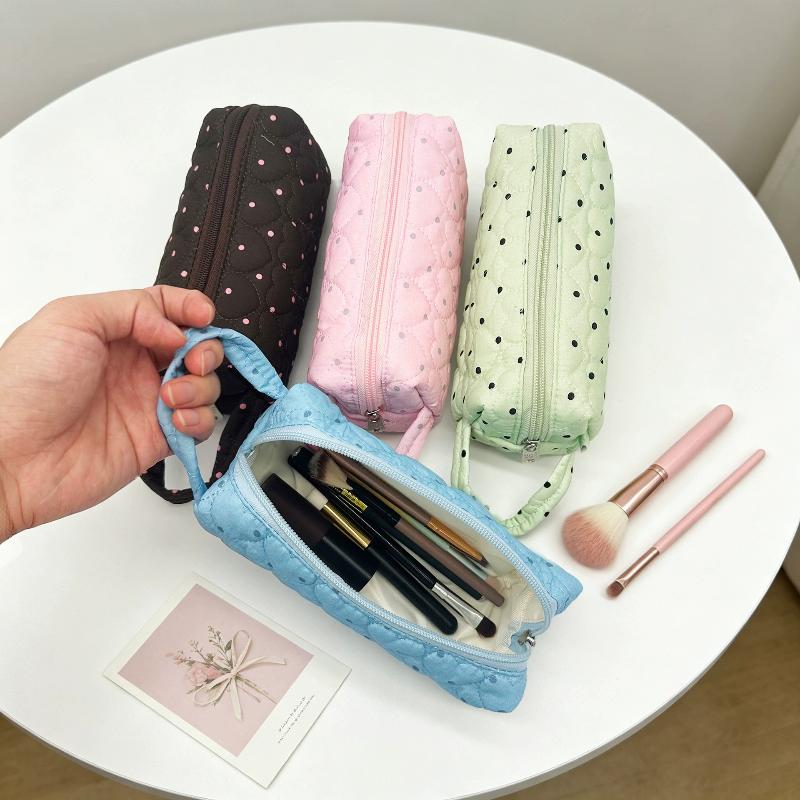 Portable Polka Dot Cosmetic Ba - огляд і ціна Cosmetic Bags