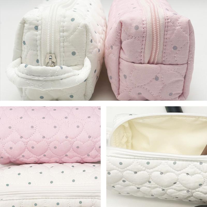 Portable Polka Dot Cosmetic Ba - огляд і ціна Cosmetic Bags