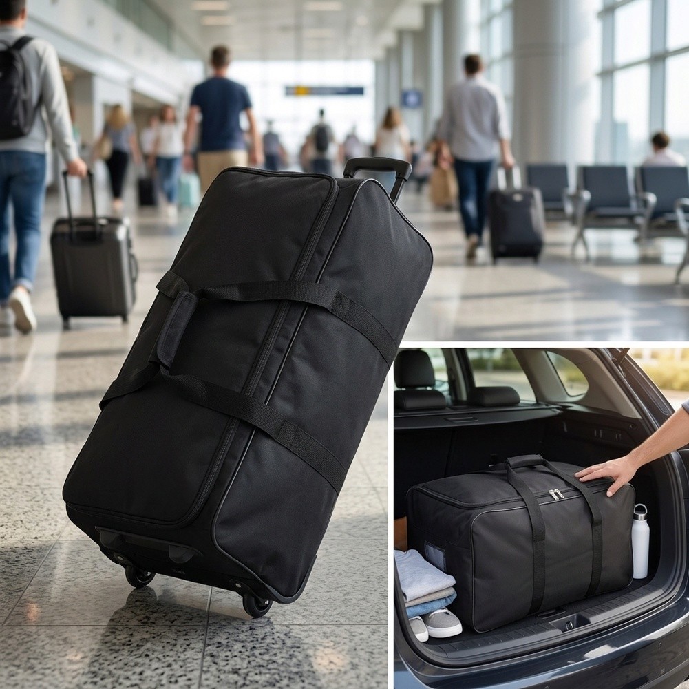 For College Dorm Moves Foldabl - огляд і ціна Foldable Rolling Luggage Bag
