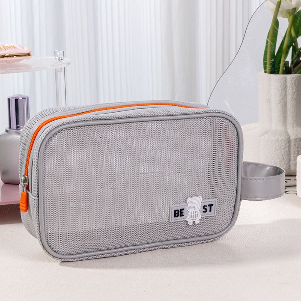 Durable Mesh Makeup Bag With H - огляд і ціна Cosmetic Bags