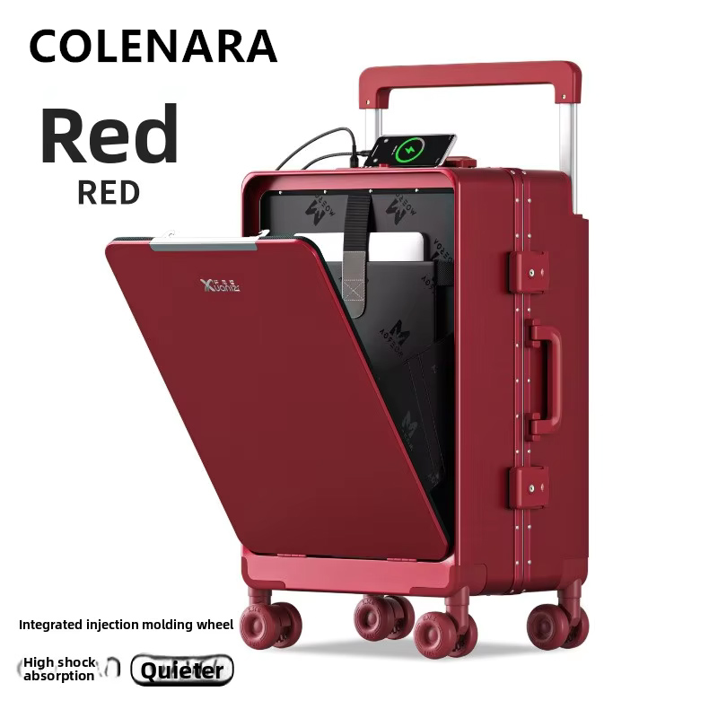 COLENARA ABS+PC Suitcase Front - огляд і ціна Front Opening Laptop Luggage 24 Inch