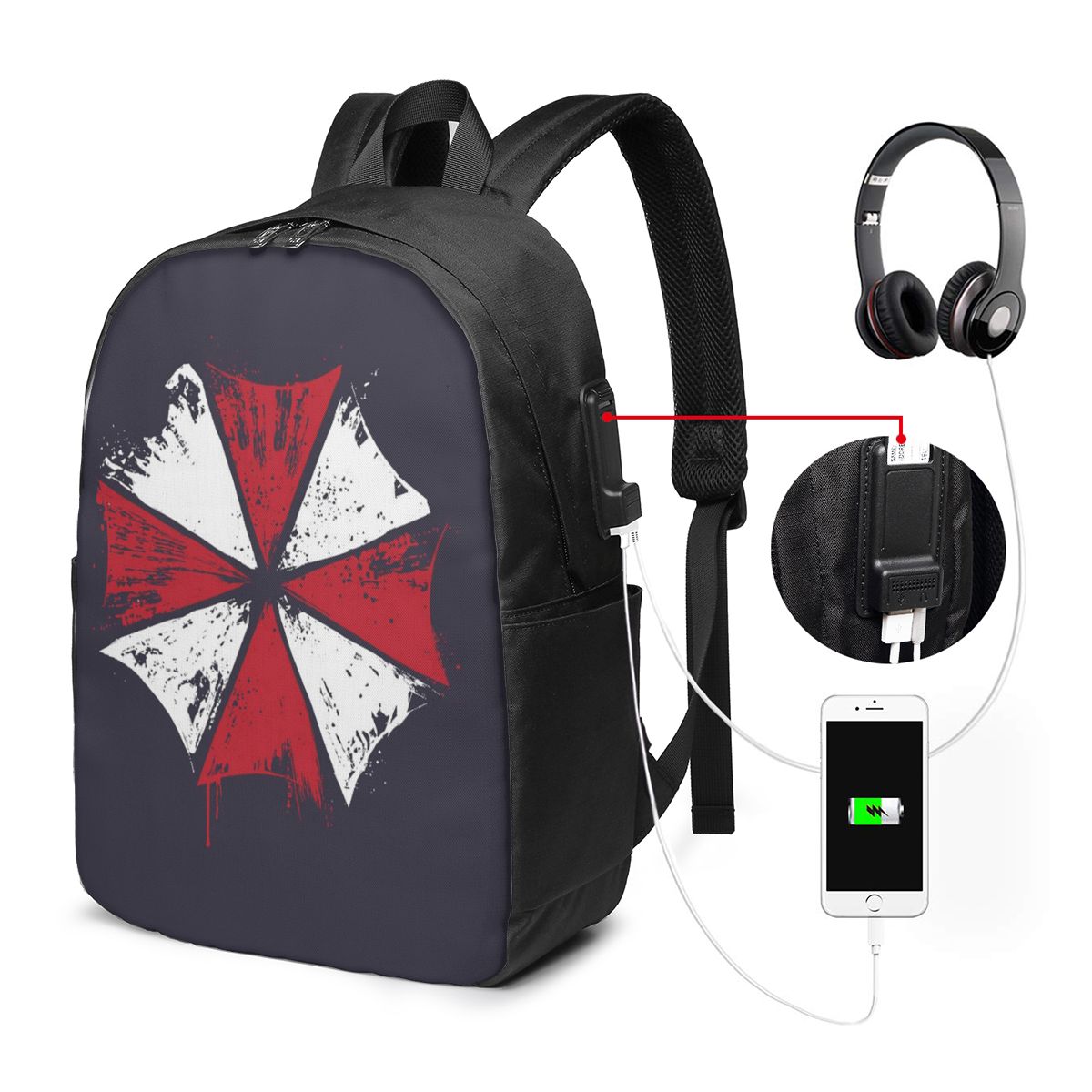 Movie Game Corporation Umbrell - огляд і ціна Travel Bags
