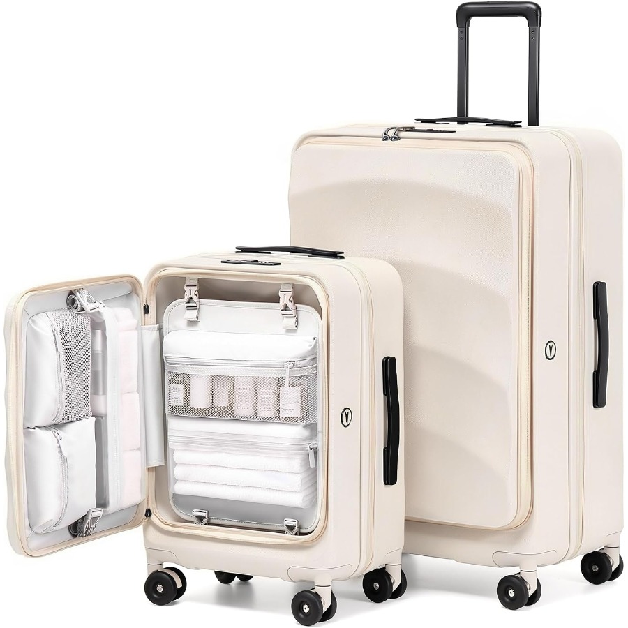 Top Opening Expandable Luggage - огляд і ціна Expandable Hard Shell Luggage Set