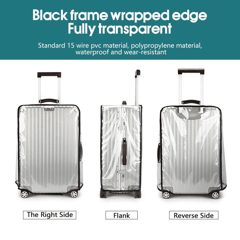 Waterproof Transparent Luggage - огляд і ціна Waterproof Suitcase Cover Protector