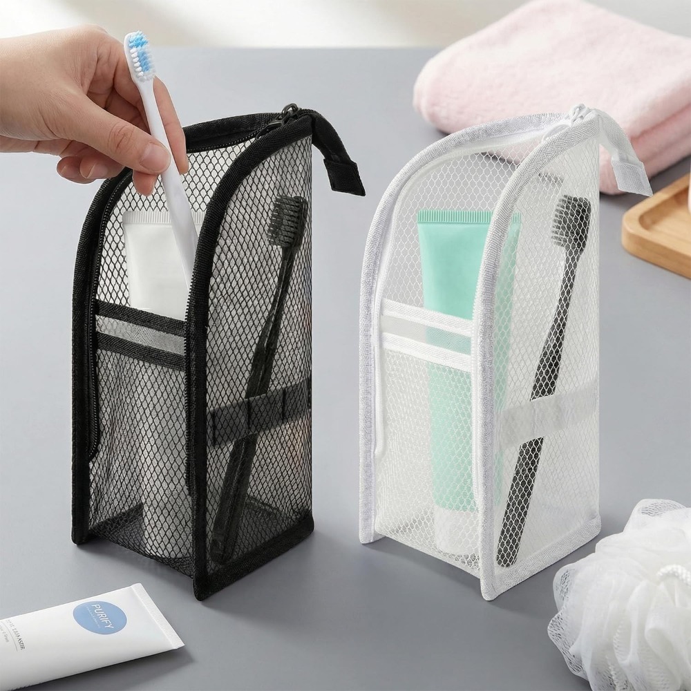 Mesh Toiletry Bag Breathable Q - огляд і ціна Cosmetic Bags