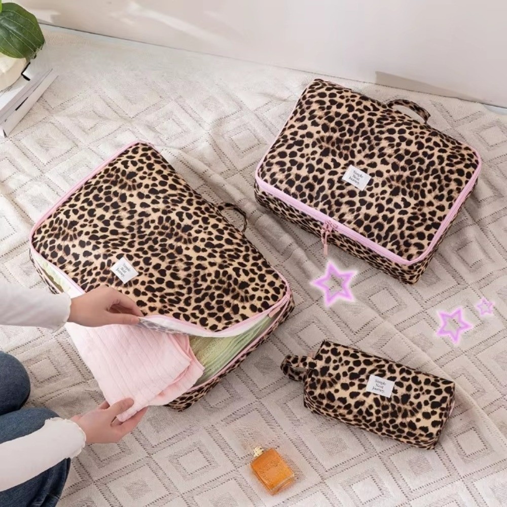 Waterproof Leopard Makeup Bag  - огляд і ціна Cosmetic Bags