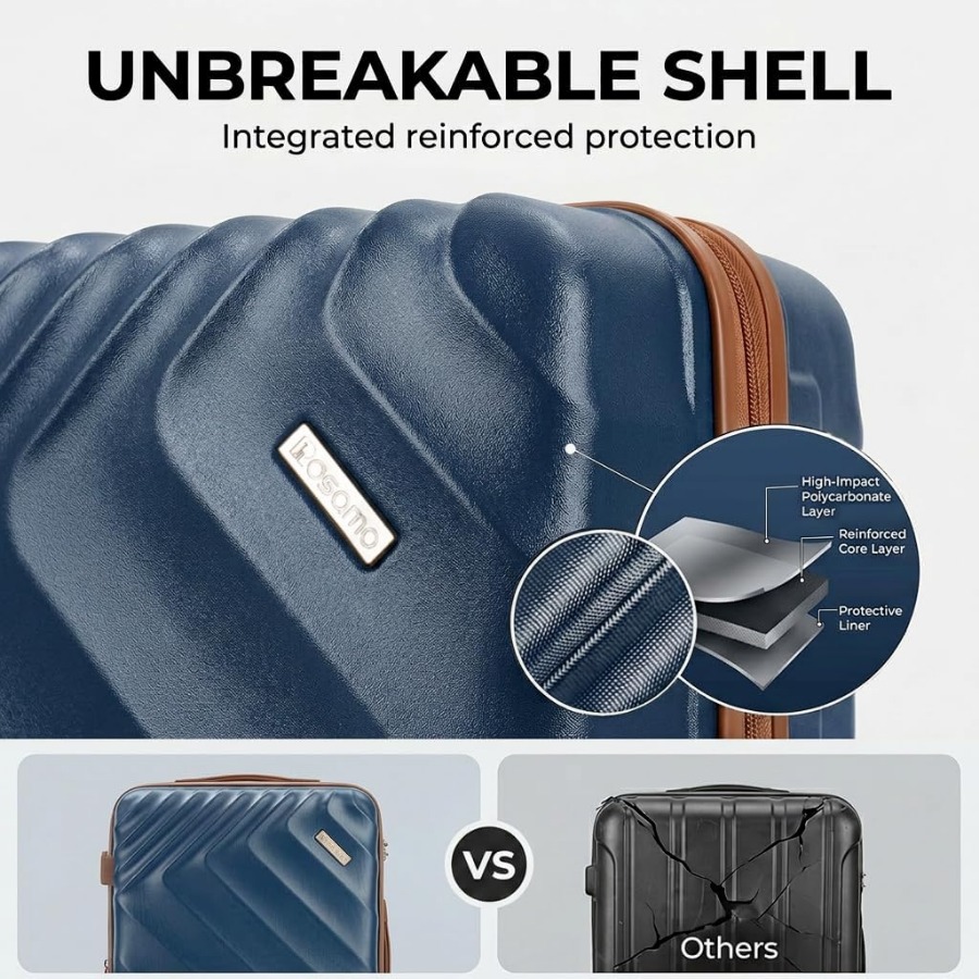 5-Piece Hard Shell Expandable  - огляд і ціна Expandable Hard Shell Luggage Set